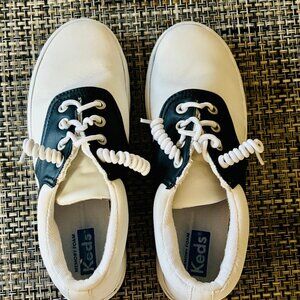 Keds Childs School Days Saddle Leather Sneaker Size 1m